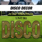 Disco letter cutout decor disco themed, 90s 80s party, groovy lawn signs, yard sign, backdrop centerpieces, high resolution coroplast - EzCutoutz