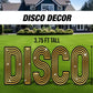 Disco letter cutout decor disco themed, 90s 80s party, groovy lawn signs, yard sign, backdrop centerpieces, high resolution coroplast - EzCutoutz
