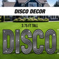 Disco letter cutout decor disco themed, 90s 80s party, groovy lawn signs, yard sign, backdrop centerpieces, high resolution coroplast - EzCutoutz