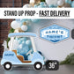 Baby blue golf cutout golf party birthday decor, cut out, lawn signs, yard sign, backdrop centerpieces, high res - EzCutoutz