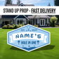 Baby blue golf cutout golf party birthday decor, cut out, lawn signs, yard sign, backdrop centerpieces, high res - EzCutoutz