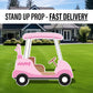 Baby pink golf cutout golf party birthday decor, cut out, lawn signs, yard sign, backdrop centerpieces, high res - EzCutoutz