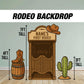 First rodeo backdrop, first birthday cowboy cowgirl western wild west themed rode themed