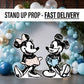 Sketch Mouse Cutout babyshower, Sketch Stand Up Prop standee, lawn signs, yard sign, backdrop centerpieces, high res - EzCutoutz