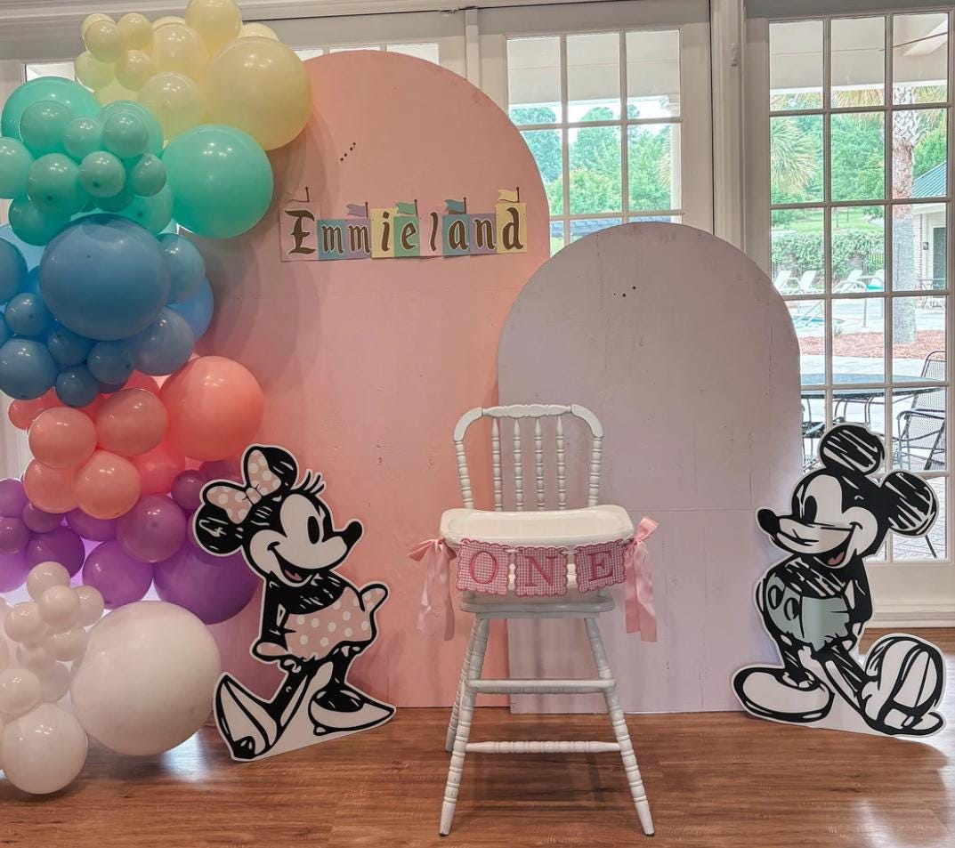 Sketch Mouse Cutout babyshower, Sketch Stand Up Prop standee, lawn signs, yard sign, backdrop centerpieces, high res - EzCutoutz
