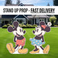 Sketch Mouse Cutout babyshower, Stand Up Prop standee, lawn signs, yard sign, backdrop centerpieces, high res - EzCutoutz