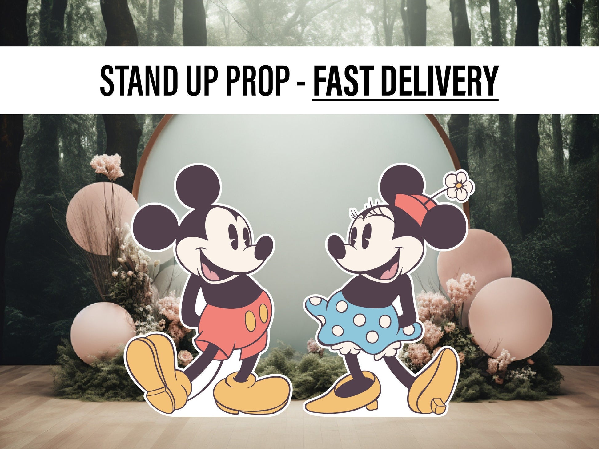 Sketch Mouse Cutout babyshower, Stand Up Prop standee, lawn signs, yard sign, backdrop centerpieces, high res - EzCutoutz