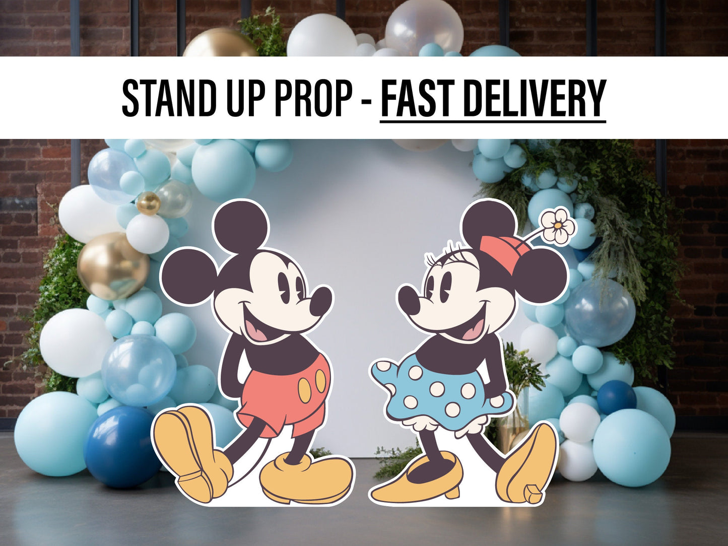 Sketch Mouse Cutout babyshower, Stand Up Prop standee, lawn signs, yard sign, backdrop centerpieces, high res - EzCutoutz