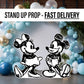 Sketch Mouse Cutout babyshower Sketch Stand Up Prop standee, lawn signs, yard sign, backdrop centerpieces, high res - EzCutoutz