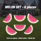 One Melon watermelon cutout, One in a melon yard sign, lawn sign, Frutti Tutti, birthday party event decoration Decor - EzCutoutz