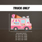 Icecream Backdrop Icecream Truck prop cutout sign, desserts prop, First scoop, two scoops, cutouts, sweets event sign, backdrop centerpieces - EzCutoutz