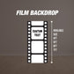 Movie Party Backdrop, Movie Night Backdrops with stands, NOT fabric. 4mm coroplast backdrop - EzCutoutz