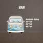 The BIG ONE Backdrop Props beach party Surf party themed Panel Backdrop with stands, Summer themed, big wave, groovy van, NOT fabric. - EzCutoutz