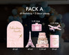 Travel Adventure Theme backdrop Birthday watercolor  airplane cutout decorations baby shower hot air balloon, backdrop, Rigid Boards - EzCutoutz