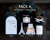 Travel Adventure Theme backdrop Birthday watercolor  airplane cutout decorations baby shower hot air balloon, backdrop, Rigid Boards - EzCutoutz