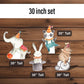 Circus animal cutouts circus Theme watercolor birthday cutouts decorations baby shower - EzCutoutz