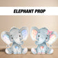 Elephant babyshower decor, baby elephant cutouts, lawn signs, yard sign, backdrop centerpieces, high res - EzCutoutz