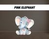 Elephant babyshower decor, baby elephant cutouts, lawn signs, yard sign, backdrop centerpieces, high res - EzCutoutz