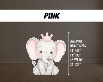 Elephant babyshower decor, baby elephant cutouts, lawn signs, yard sign, backdrop centerpieces, high res - EzCutoutz