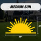Sun Cutout, large sun decor, here comes the son sun sign, babyshower decor, cutouts, lawn signs, yard sign, backdrop centerpieces, high res - EzCutoutz