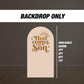 Sun Cutout, large sun decor, here comes the son sun sign, babyshower decor, cutouts, lawn signs, yard sign, backdrop centerpieces, high res - EzCutoutz