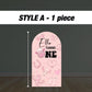 First Rodeo Backdrop with stands. Pink Rodeo, Cowgirl birthday party, rodeo themed event decoration Party Decor Rigid not fabric - EzCutoutz
