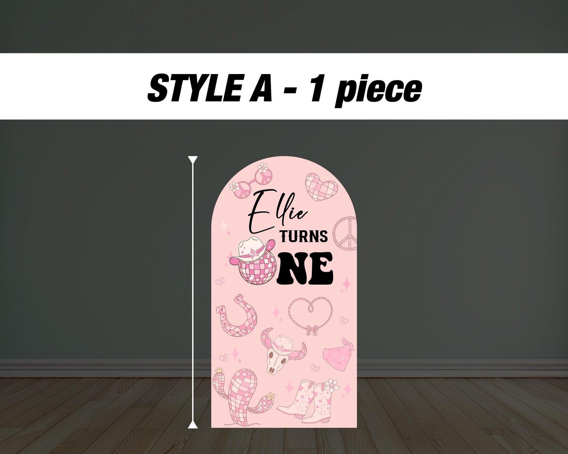 First Rodeo Backdrop with stands. Pink Rodeo, Cowgirl birthday party, rodeo themed event decoration Party Decor Rigid not fabric - EzCutoutz