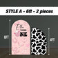 First Rodeo Backdrop with stands. Pink Rodeo, Cowgirl birthday party, rodeo themed event decoration Party Decor Rigid not fabric - EzCutoutz