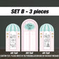 Patisserie Backdrop cafe party, paris french bakery, Prop standee, babyshower, bridal shower, storefront, rigid board, not fabric. high res - EzCutoutz