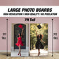 BIG Graduation photo board, class of 2025 grad backdrop, graduate photo board, graduate big photograph celebration rigid board with stands - EzCutoutz