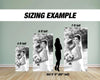 Wedding photo board, wedding backdrop, bridal photo board backdrop, blue arch, bridal shower, birthday backdrop, rigid board with stands - EzCutoutz