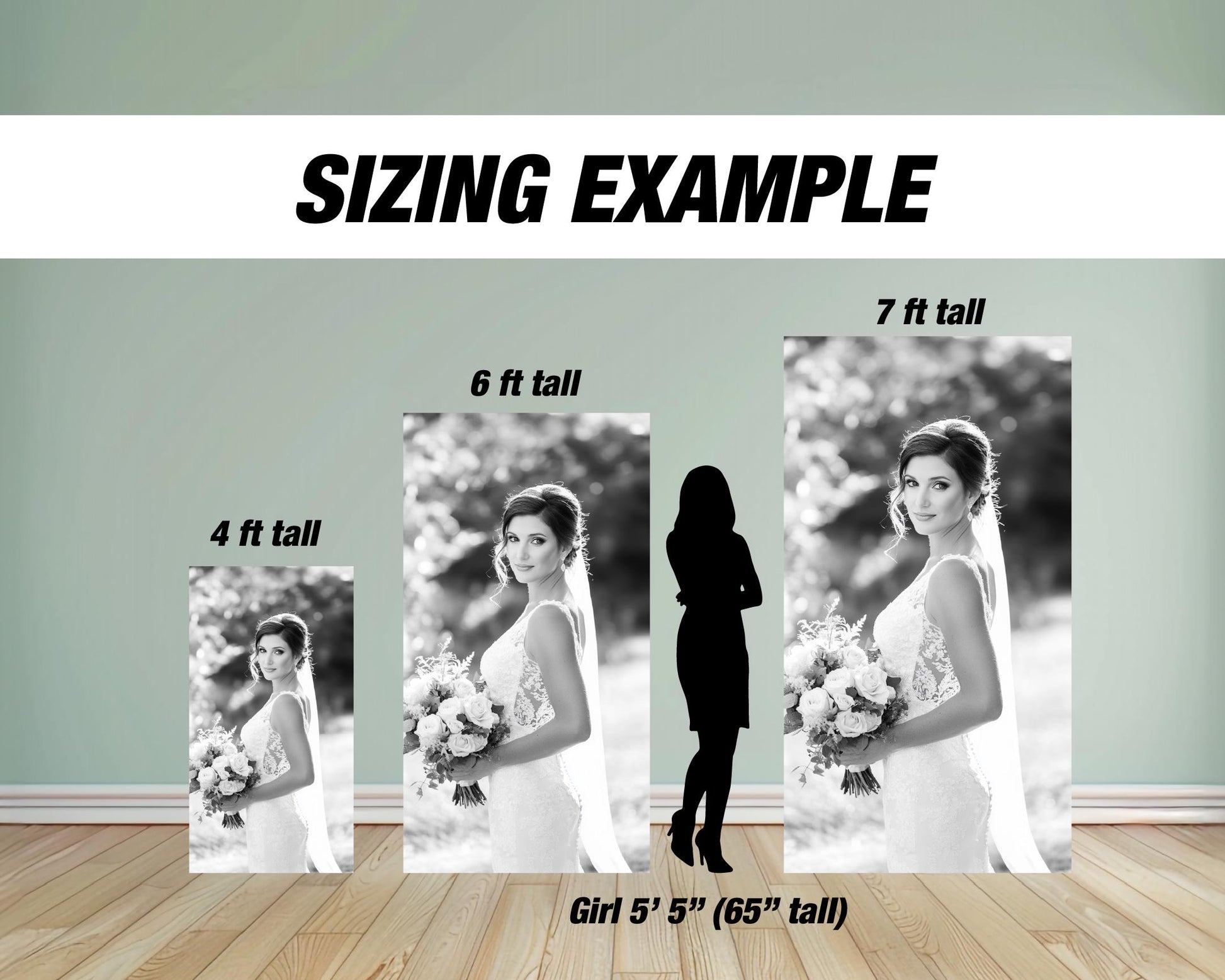 Wedding photo board, wedding backdrop, bridal photo board backdrop, blue arch, bridal shower, birthday backdrop, rigid board with stands - EzCutoutz