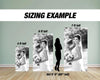 Wedding photo board, wedding backdrop, bridal photo board backdrop, blue arch, bridal shower, birthday backdrop, rigid board with stands - EzCutoutz