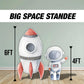 Cute Baby Astronaut backdrop Cutouts watercolor Outerspace Cutouts centerpieces astro standee, Space themed Party Decor, babyshower - EzCutoutz