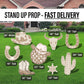 Cowboy Cutouts Cowboy decor props party disco cowboy hat centerpieces standee, farm themed birthday yeehaw howdy - EzCutoutz