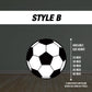 Big Soccer Ball Prop Cutout Soccer themed Panel Backdrop with stands, Soccer Props, Soccer Party, Ball cutout decor, 4mm coroplast board - EzCutoutz
