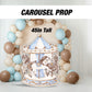Horse Merry-go-round Carousel Cutout Prop Decorations, Birthday, Babyshower, Event decor, yard sign lawn sign. Birthday Party Prop Standee - EzCutoutz