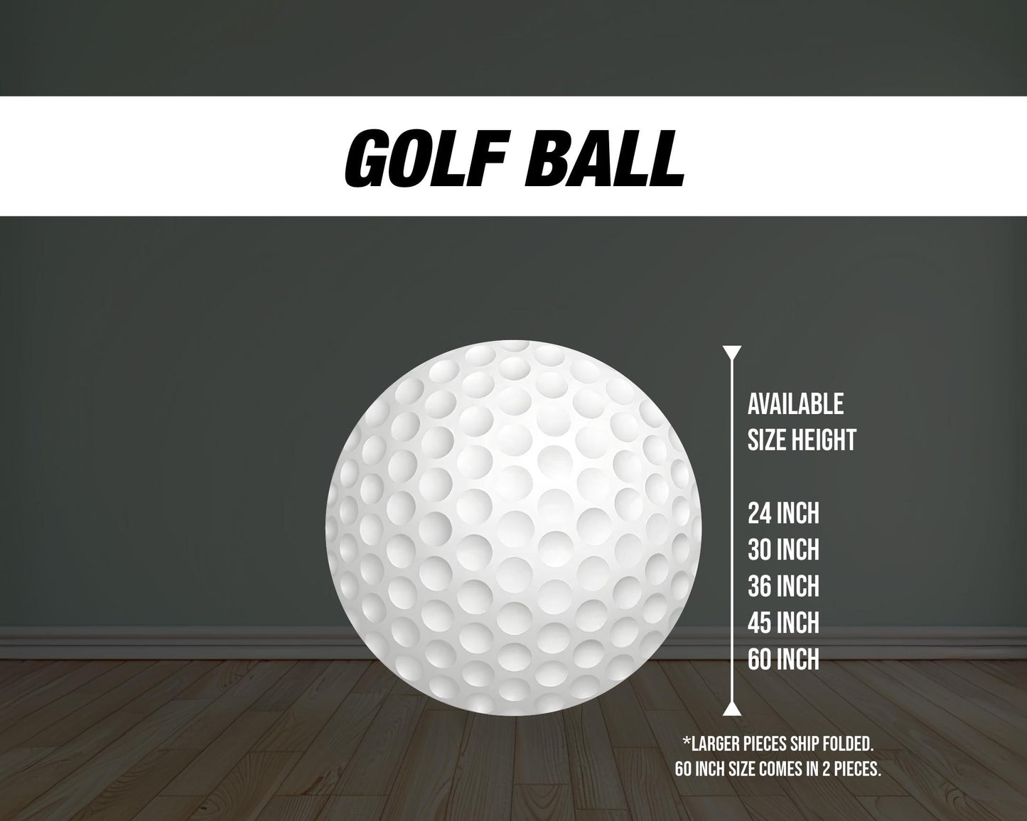 Hole in One Backdrop Golf themed Panel Backdrop with stands, Golf Props, Golf party, golf ball, mastered backdrop, NOT fabric. 4mm coroplast - EzCutoutz