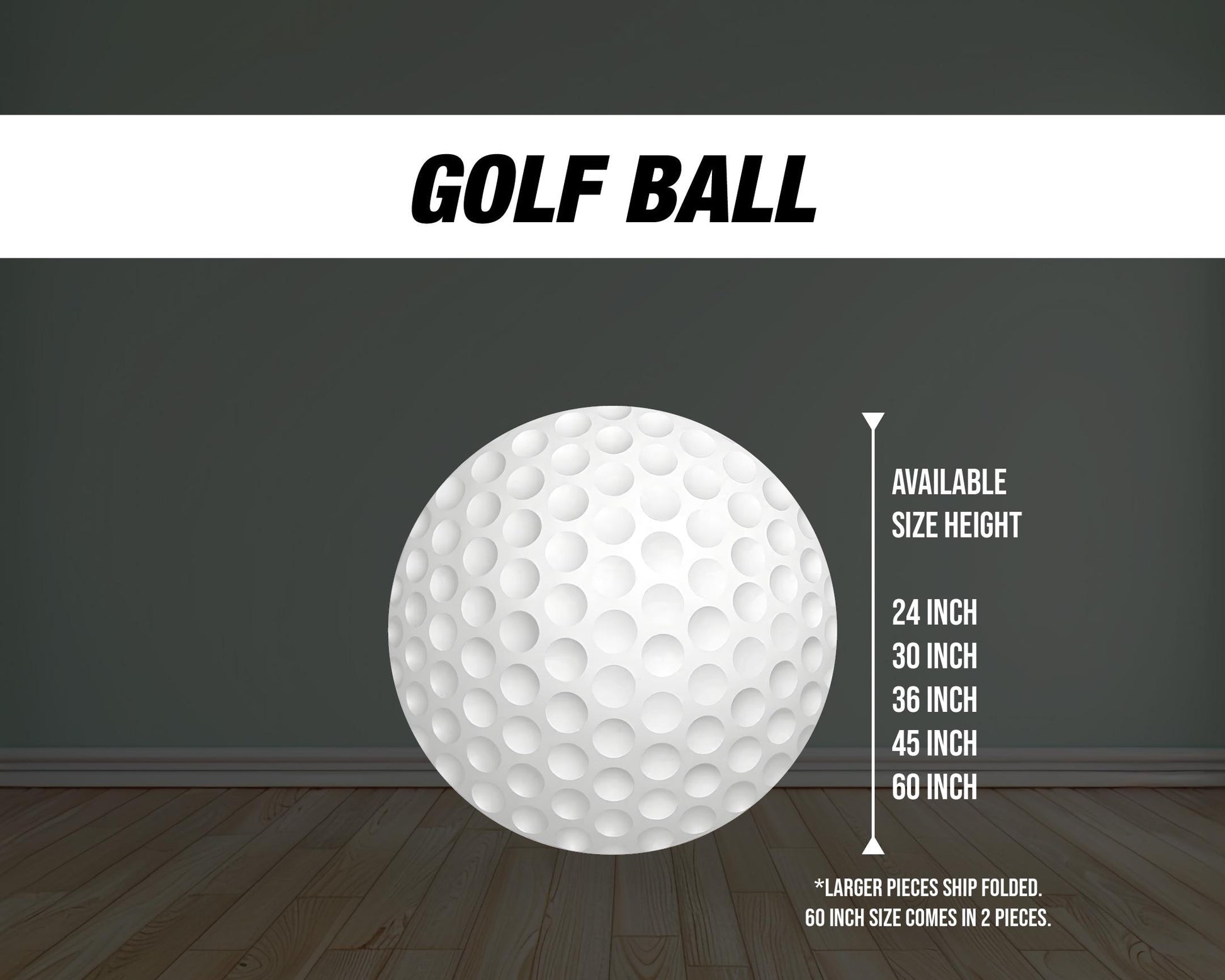 Hole in One Backdrop Golf themed Panel Backdrop with stands, Golf Props, Golf party, golf ball, mastered backdrop, NOT fabric. 4mm coroplast - EzCutoutz