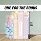 One for the books Backdrop book themed Panel Backdrop with stands, Book party, bookworm babyshower, NOT fabric. 4mm coroplast - EzCutoutz