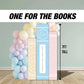 One for the books Backdrop book themed Panel Backdrop with stands, Book party, bookworm babyshower, NOT fabric. 4mm coroplast - EzCutoutz