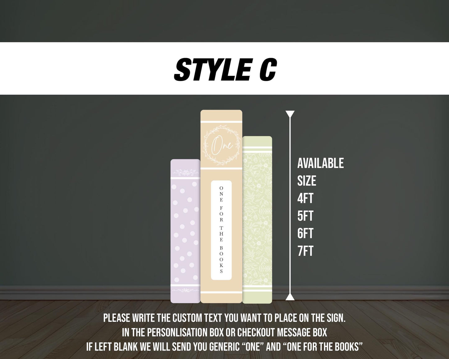 One for the books Backdrop book themed Panel Backdrop with stands, Book party, bookworm babyshower, NOT fabric. 4mm coroplast - EzCutoutz