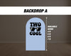 TWO COOL shades backdrop props, one happy dude, one cool dude birthday party, cool themed Cool sunglasses decoration backdrop high res - EzCutoutz
