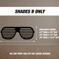 TWO COOL shades backdrop props, one happy dude, one cool dude birthday party, cool themed Cool sunglasses decoration backdrop high res - EzCutoutz