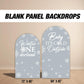 Winter onederland backdrop Arch birthday board Backdrop, wonderland, baby its cold outside, winter baby shower, big backdrop with stands - EzCutoutz