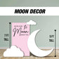Moon backdrop Moon cutout decorations, outerspace themed birthday moon coroplast cutout party props decorations backdrop cutouts signs - EzCutoutz