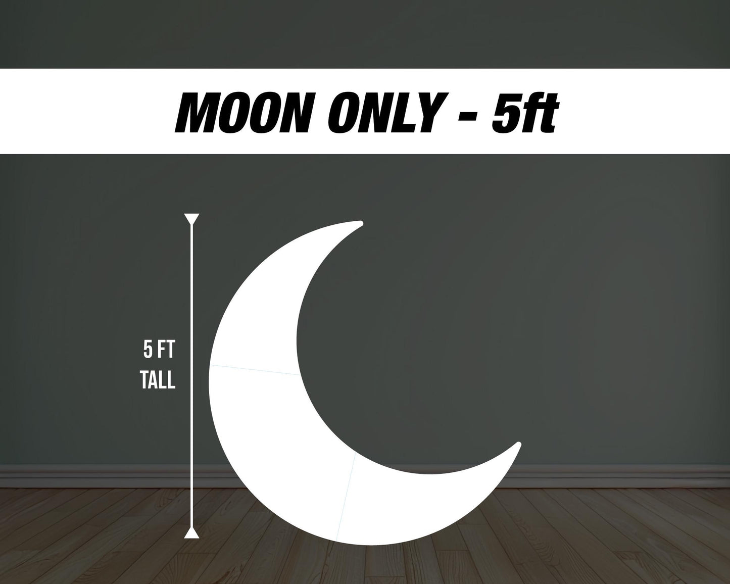 Moon backdrop Moon cutout decorations, outerspace themed birthday moon coroplast cutout party props decorations backdrop cutouts signs - EzCutoutz