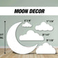 Moon backdrop Moon cutout decorations, outerspace themed birthday moon coroplast cutout party props decorations backdrop cutouts signs - EzCutoutz