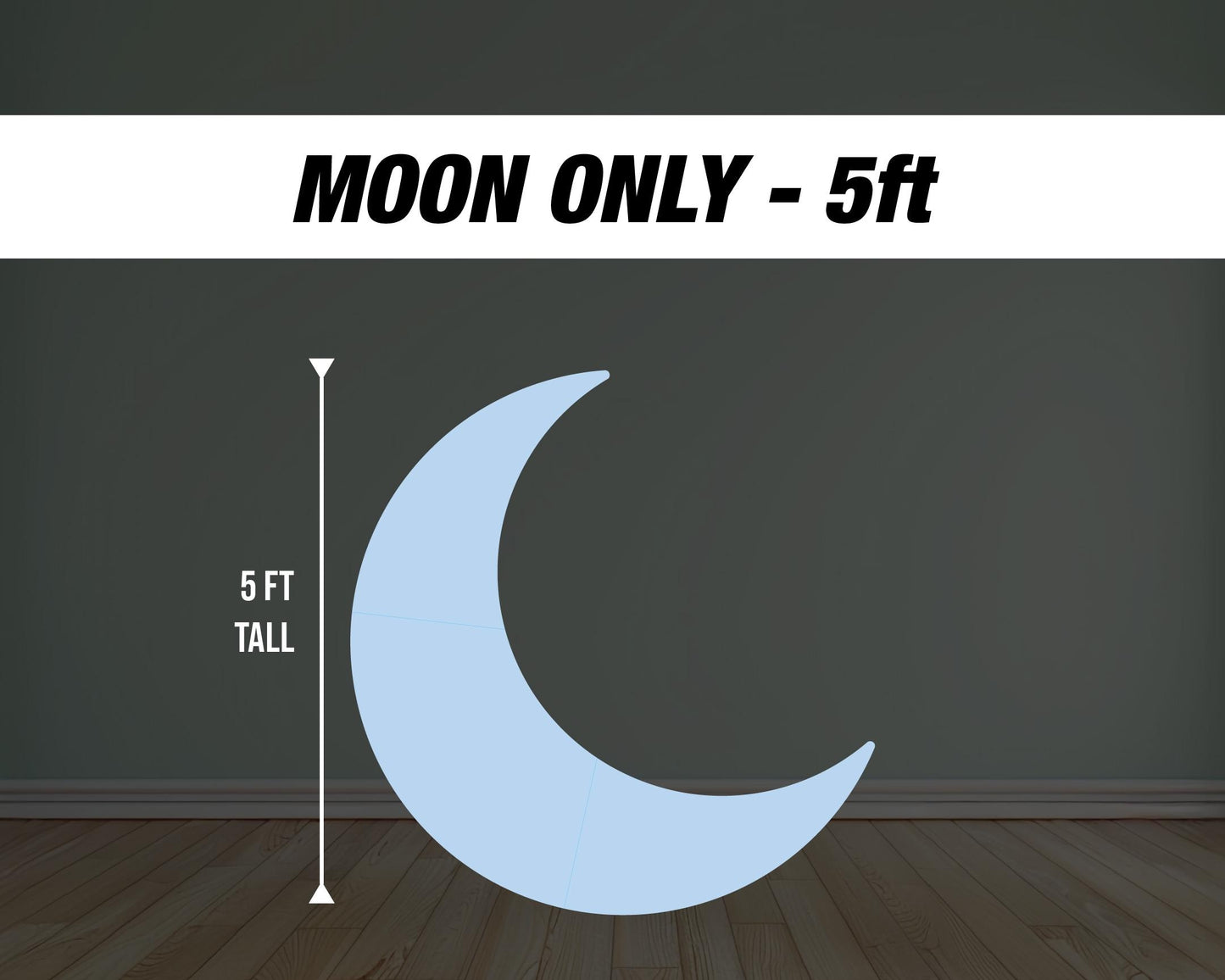 Moon backdrop Moon cutout decorations, outerspace themed birthday moon coroplast cutout party props decorations backdrop cutouts signs - EzCutoutz