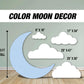 Moon backdrop Moon cutout decorations, outerspace themed birthday moon coroplast cutout party props decorations backdrop cutouts signs - EzCutoutz